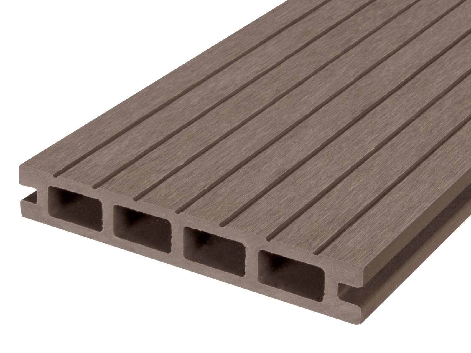 WPC Dunkel Taupe 15x2,5cm
