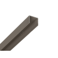 Alu U-Abschluß Profil Grau Braun / Taupe 2 Meter lang