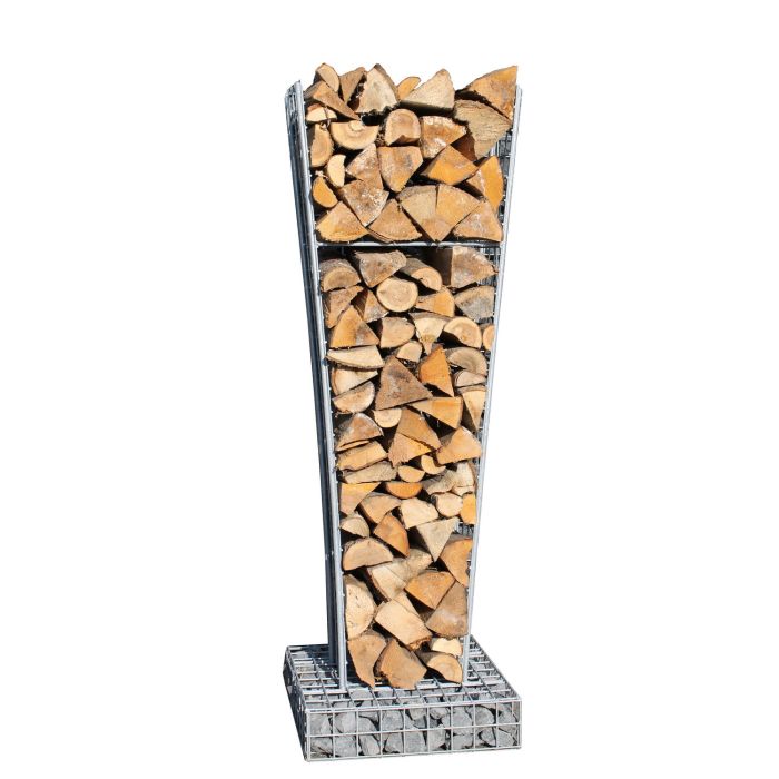 Gabionen Kaminholzstapler