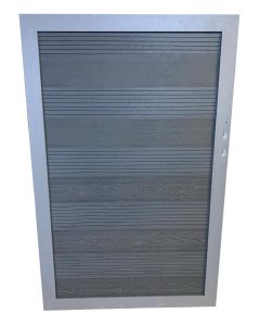 Aluminiumrahmentür anthrazit beschichtet 90×180 cm inkl. Scharniere und Schlösser