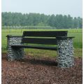 Steinkorb Gartenbank lxhxt 1,40m x 0,60m x 0,55m