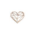 Herz Small 500x584mm Cortenstahl