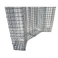90 Grad Winkel Gabione lxhxt 1,00m x 2,00m x 0,22m