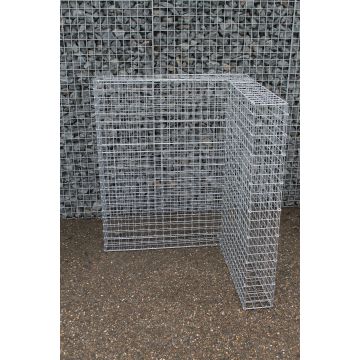 Gabionen Mülltonnenboxen anbau