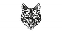 Wolf-Dekoration