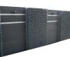 WPC-Gartenzaun-Set lxh 180cm x 90cm 