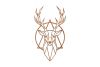 Hirsch Large Cortenstahl 1000x558mm