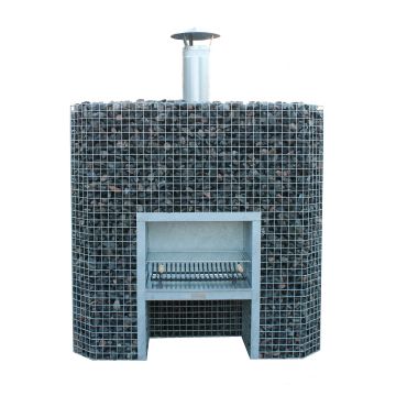 Gabionen Eckkamin XL
