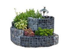Gabionen Kräuterspirale Klein