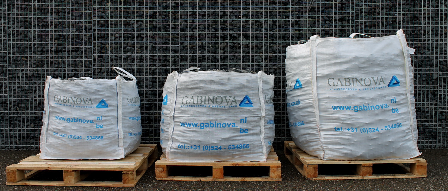 Bigbags Bruchsteine 600kg 1000kg 1700kg