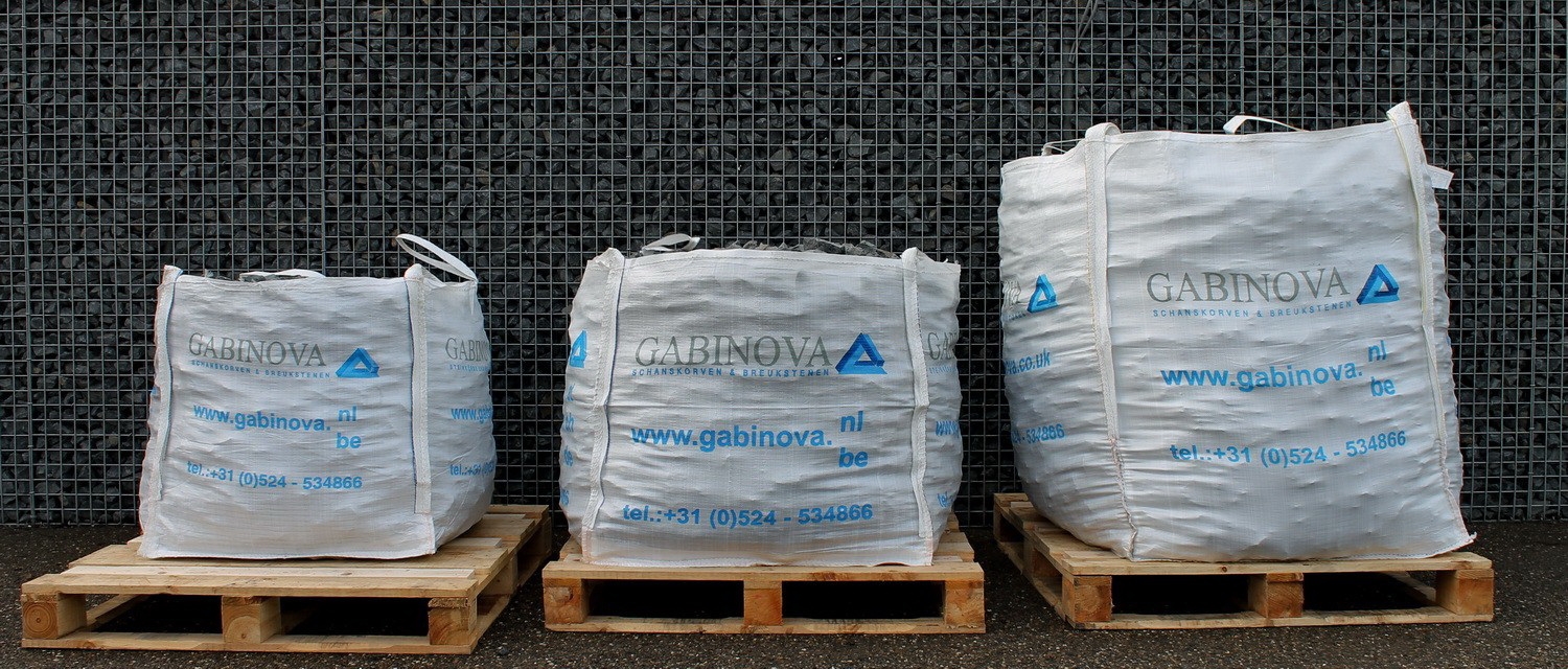 Gabinova bigbags Bruchsteine