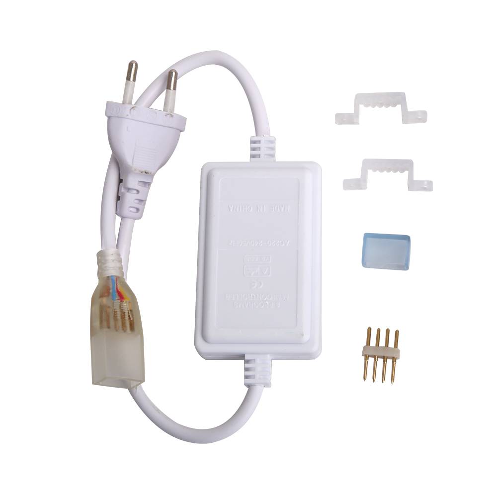 RGB LED Lichtslang 1 knops mini controller Plug & Play