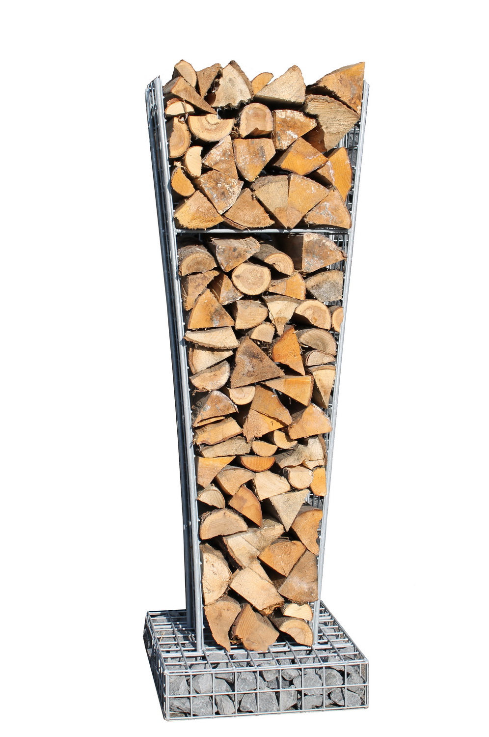Gabionen Holzlager