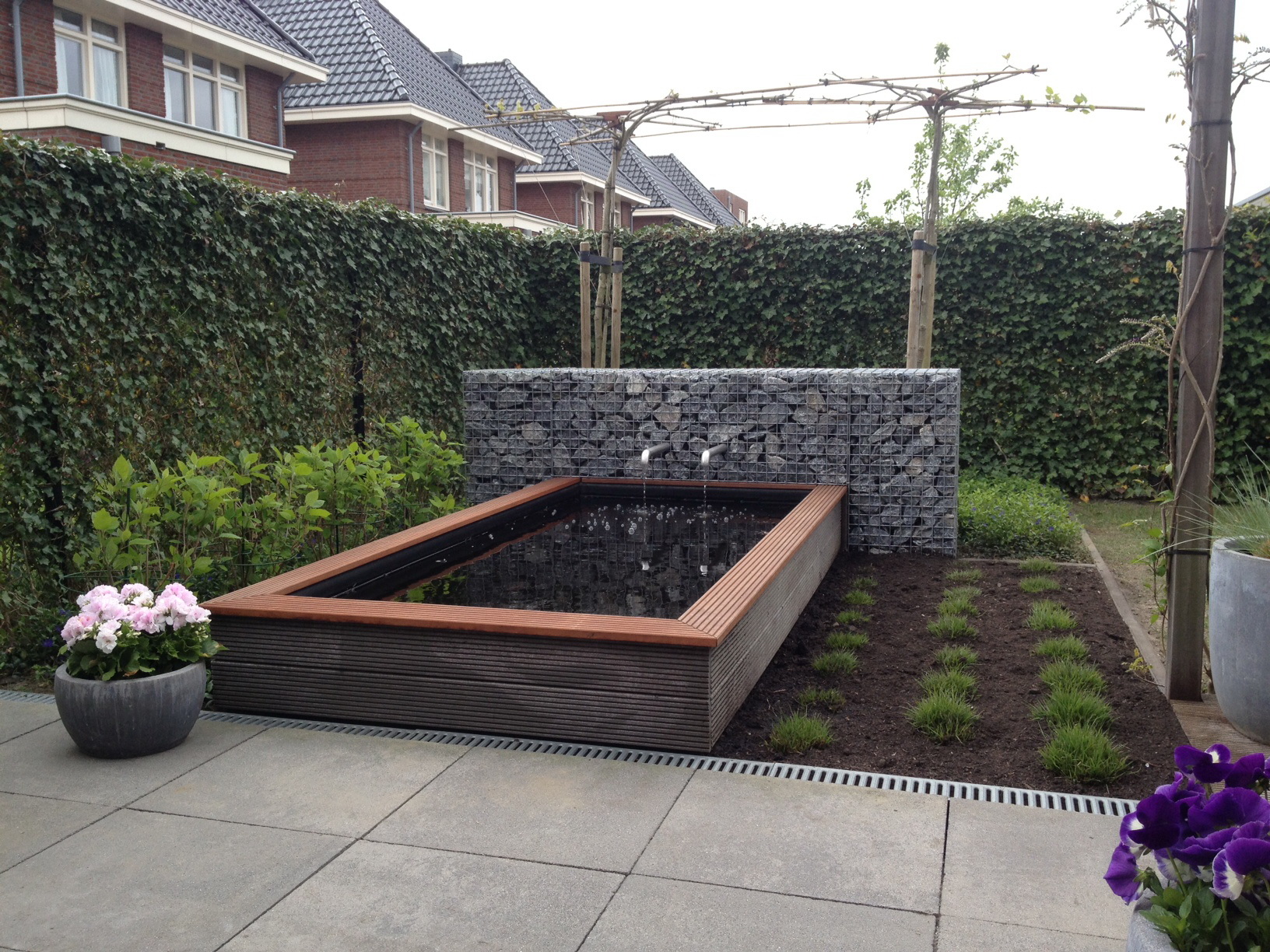 Gabionen mit Basalt Bruchsteinen 60-160mm