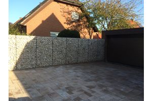 Gabionen mit Yellow Sun – Yellow Sun Bruchstein. Gabionen mit Yellow Sun