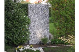 Gabionen LED-GartenBeleuchtung Deutscher Kalkstein – Deutscher Kalkstein. Gabionen LED-GartenBeleuchtung Deutscher Kalkstein