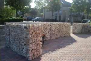 Gabionen mit Yellow Sun – Yellow Sun Bruchstein. Gabionen mit Yellow Sun