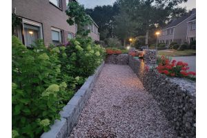Gabionen mit Sus Square LED – Gabionen LED beleuchtung. Gabionen mit Sus Square LED