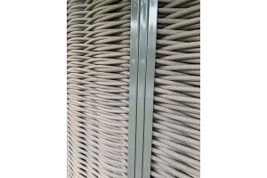 Kunststof Sichtschutz Détail Houtvezel Structuur – Kunststoff-Sichtschutzzaun. Kunststof Sichtschutz Détail Houtvezel Structuur