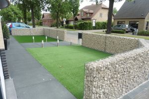 Gabionen mit Yellow Sun – Yellow Sun Bruchstein. Gabionen mit Yellow Sun