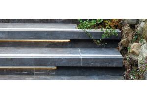 Neon Flex Stimmung – Gabionen LED beleuchtung. Neon Flex Stimmung
