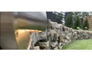Sphere Stimmung – Gabionen LED beleuchtung. Sphere Stimmung