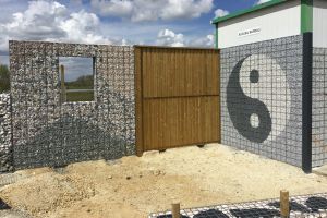 Zierkies-Zaun – Zierkies-Zäune. Zierkies-Zaun