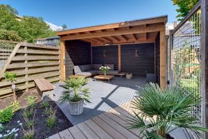 Reverso Stimmung – Gabionen LED beleuchtung. Reverso Stimmung