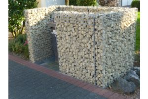 Gabionen Mülltonnenverkleidung! – Gabionen Mülltonnenverkleidung. Gabionen Mülltonnenverkleidung!