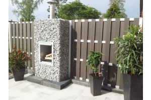 Gabione Gartenkamin BBQ – Gartenkamine. Gabione Gartenkamin BBQ