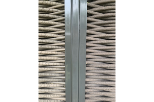Verschil Houtvezel-UV Bestendige Structuur – Kunststoff-Sichtschutzzaun. Verschil Houtvezel-UV Bestendige Structuur