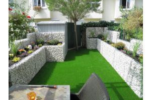 Gabionen mit Yellow Sun – Yellow Sun Bruchstein. Gabionen mit Yellow Sun