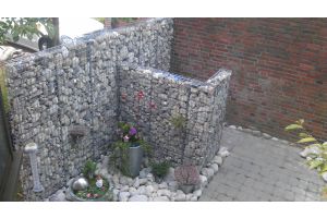 Gabionen Mülltonnenverkleidung – Gabionen Mülltonnenverkleidung. Gabionen Mülltonnenverkleidung