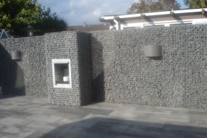 Gabionen Gartenkamin – Gartenkamine. Gabionen Gartenkamin