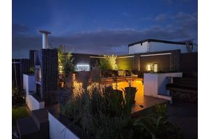 WPC Sichtschutzzaun mit Gabionen – WPC-zaun mit Gabionen