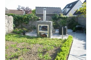 Gabionen Blockkamin Grill – Gartenkamine. Der Blockkamin/Grill ist ein wunderschöner Kamin, der auch für kleinere Gärten gut geeignet ist...