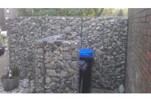 Gabionen Mülltonnenverkleidung – Gabionen Mülltonnenverkleidung. Gabionen Mülltonnenverkleidung