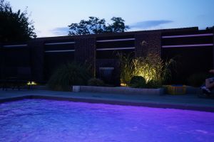 WPC Sichtschutzzaun mit Gabionen – WPC-zaun mit Gabionen