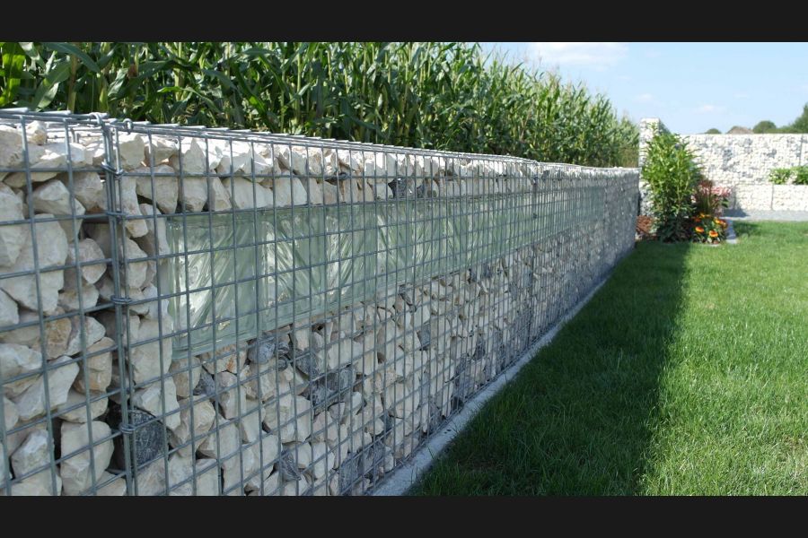Gabionen sichtschutz Gabionen sichtschutz