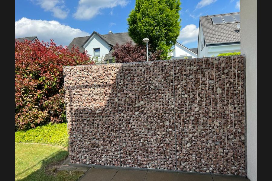 Salzburger rot Gabionen Salzburger rot Gabionen