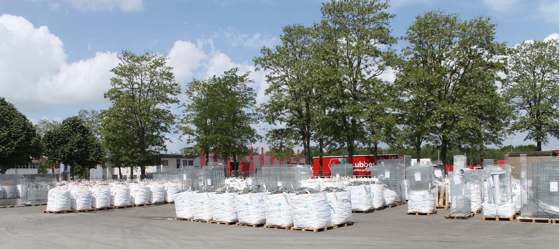 Gabionen Lager von Gabinova