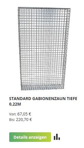 steinkorbe preisliste